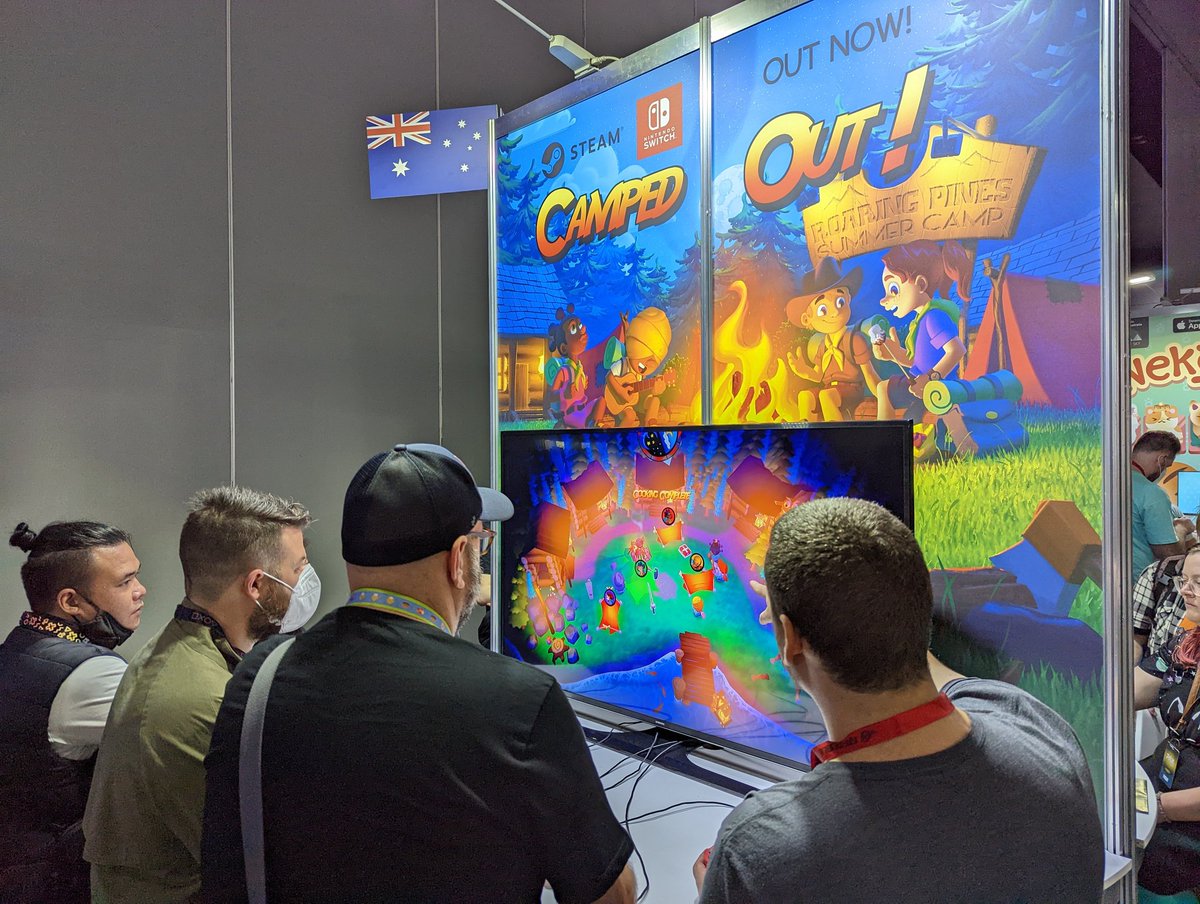 Camped Out! 🏕️ OUT NOW on Switch/Steam! tweet media