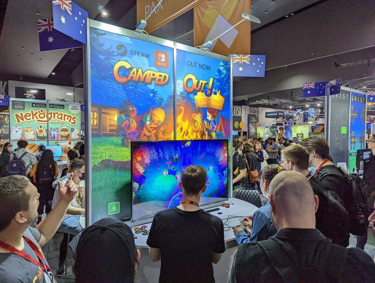 Camped Out! 🏕️ OUT NOW on Switch/Steam! tweet media