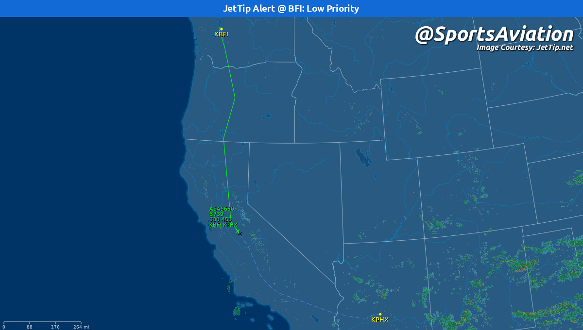 SportsAviation's tweet photo. π Washington Huskies (@UW_Football) #PurpleReign
π Arizona State Sun Devils #ForksUp #WASHvsASU
βοΈ N407AS | ASA9680 | B739
π« BFI - 1:42 pm PT
π¬ PHX - 4:26 pm MST
π‘ Tracking: https://t.co/q3wwCOvzJY https://t.co/hxcVVM26i6