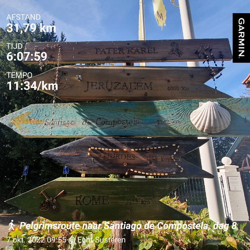 Ab_229's tweet photo. #Pelgrimsroute naar #Santiago de #Compostela, dag 8

#Nieuwstadt - #Houthem: 31,79 km

#SantiagoDeCompostela https://t.co/wnZS1WsbTM