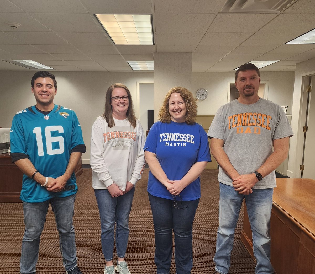 BnkFirstFarmers's tweet photo. Finishing up this π Friday with a couple more Team Spirit photos of our amazing First Farmers team! We hope you all enjoy this long weekend and hope your team wins!
#FirstFarmers #TeamSpirit #HolidayWeekend https://t.co/YBqWtvVchP