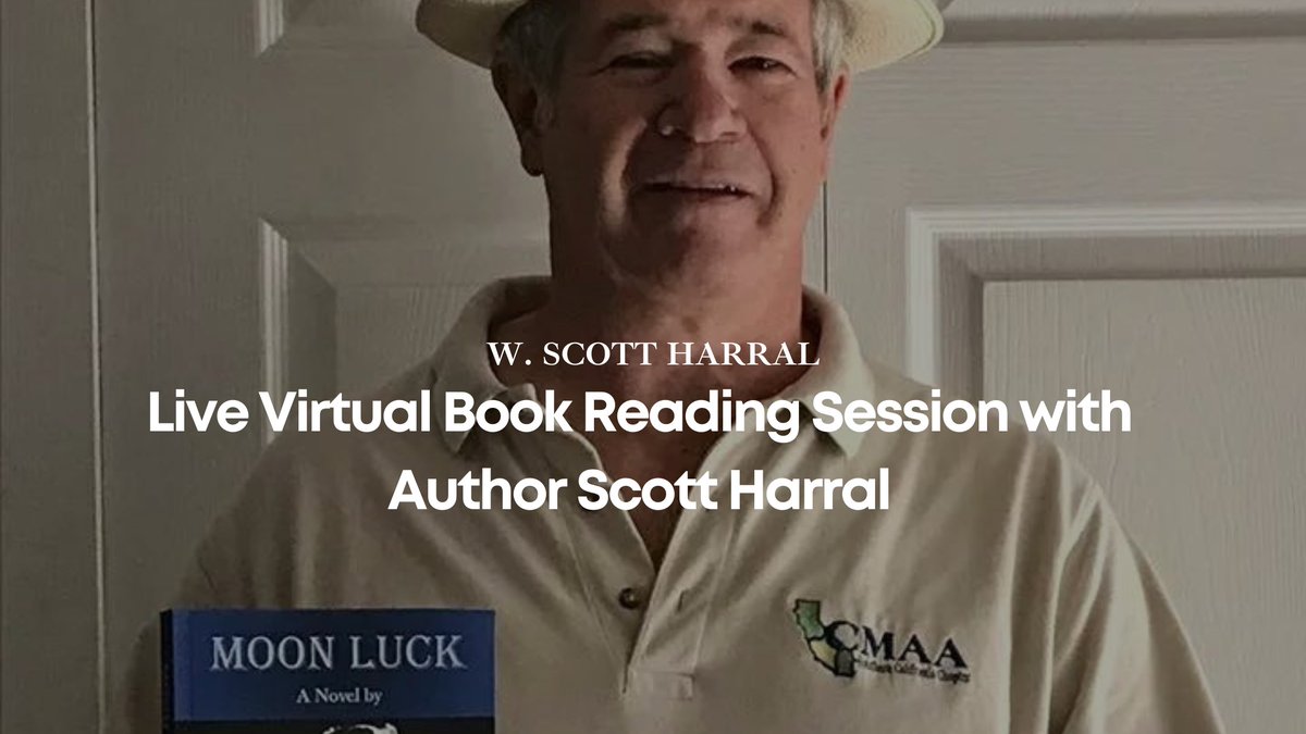 LuckHarral's tweet photo. The Festival of Storytellers Chapter 3 is about to begin this October. Catch up with author Wayne Scott Harral on his own virtual booths. 

Watch this live interview for now. https://t.co/ZdxwOqbJ49

#ScottHarral #WScottHarral #MoonLuck #Fiction #Author #TFOS #ReadersMagnet https://t.co/EoSpHl6WRn