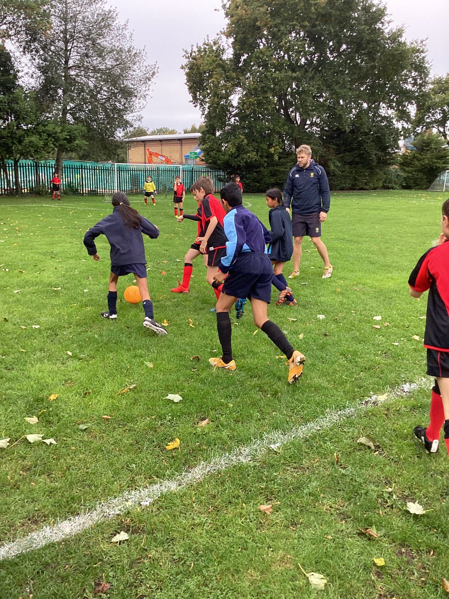 StainesPrepSprt's tweet photo. U11 matches #StainesPrepFootball today in the rain. Our boys and girls spirits were not dampened #Beyourbest #StainesPrepYear6 @StainesPrep https://t.co/Shf8XYzBpy
