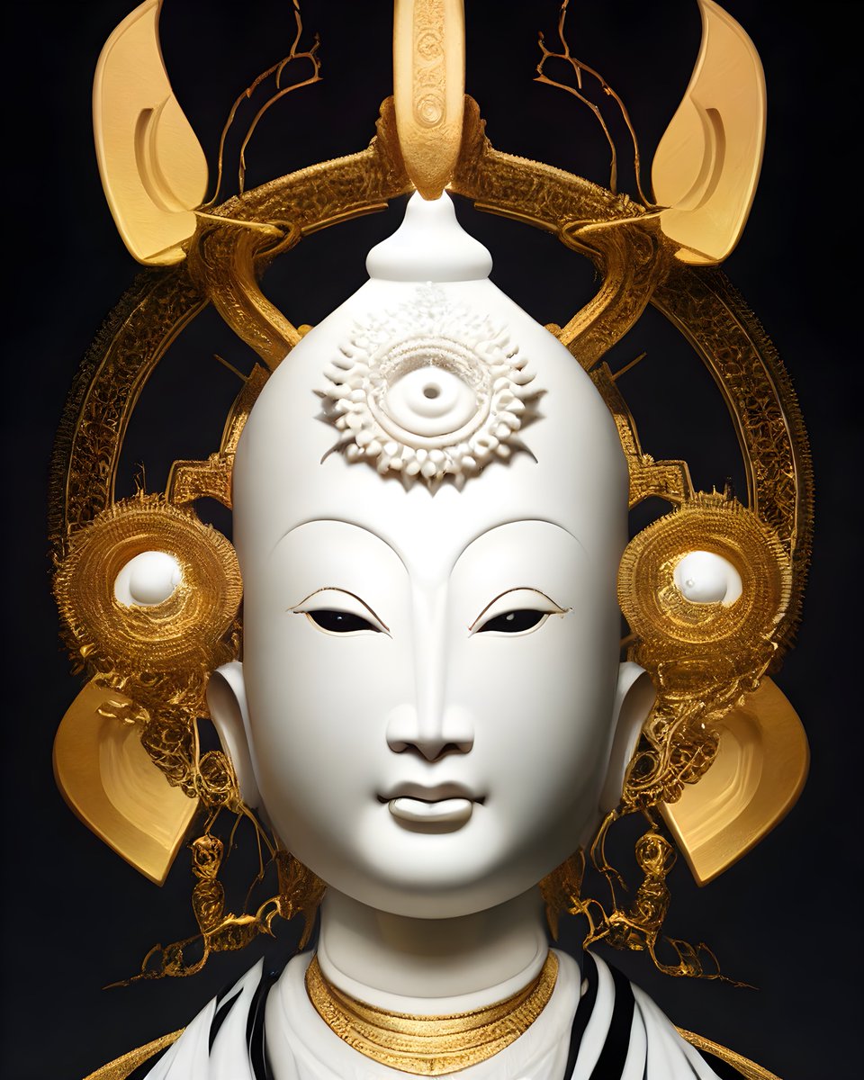thatsolomonk's tweet photo. Golden-Ivory Buddhas 10.7
.
(prompt inspired by /u/Zaaiiko on Reddit) 🙏
#StableDiffusion #imagesynth #LDSR #ESRGAN https://t.co/aDcZGZ6tBs