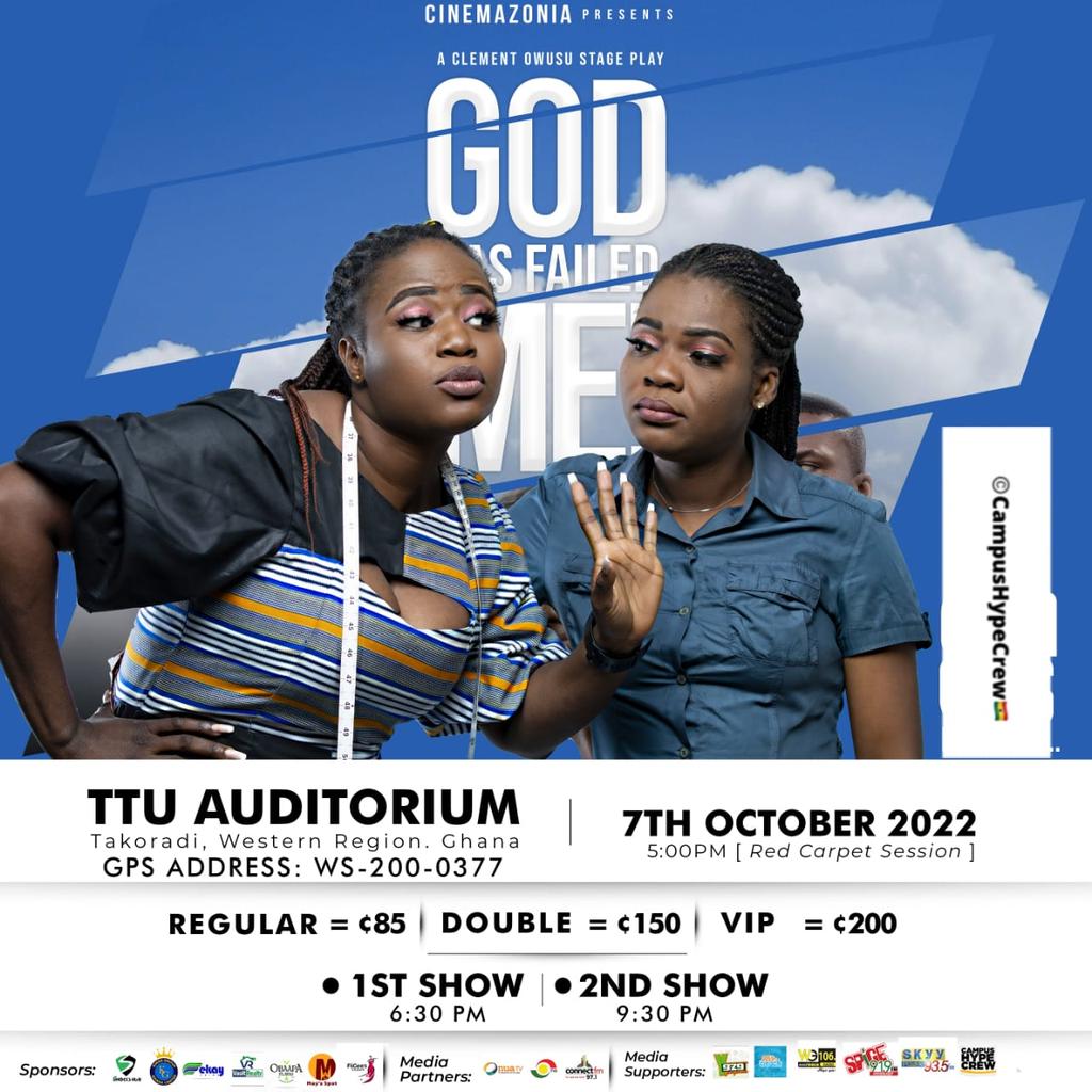 osei_exe's tweet photo. @daniel_ansah1 no popcorn series tonight. We dey carry the popcorn go #GodHasFailedMe
#AClementOwusuStagePlay https://t.co/59klvvn5nW