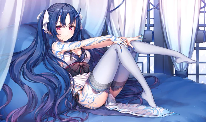 #あなたのあお色の作品を見せてください 