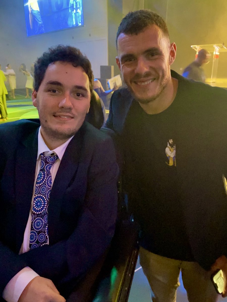 james_cockman's tweet photo. Awesome night celebrating the outstanding career of the nicest man in football 💙💛🐐 #TYJK https://t.co/HwwvrJhtrG