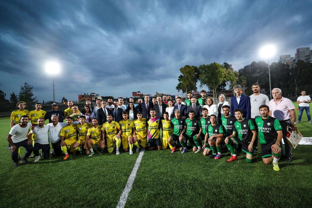 🏟 Adana Süper Amatör Ligi Beyaz Grup Açılış Maçı

Adana Cihangirspor ile Pozantı Gençlikspor arasında oynanan karşılaşmanın başlama vuruşunu yaptık.

#AmatörSporHaftası vesilesiyle bir kez daha bütün sporcularımıza başarılar diliyorum.