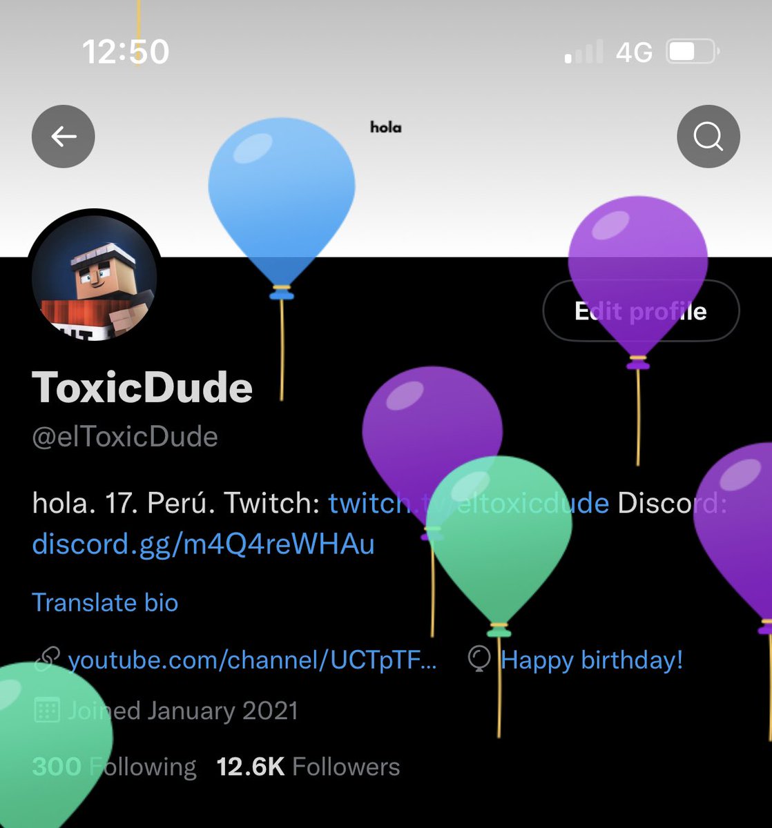 elToxicDude's tweet photo. 17 AÑOS CUANDO MAN jajfnkjsjq. Año productivo para ToxicDude &amp; asociados. https://t.co/Lrv4CgwLQp