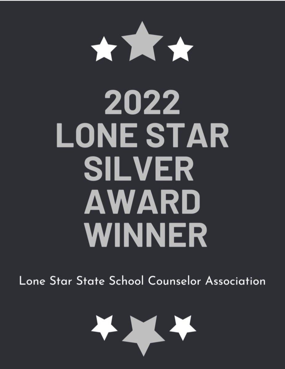 Aldana_Americas's tweet photo. 2022 Proud Lone Star Silver Award Winners! Lone Star School Counselors Association! @JJMC_PuentesMS @Esmeralda Armendariz @Puentes_MS  #LSSCA2022 #TeamSISD #SISDCounselors https://t.co/TDQ7yLukKL