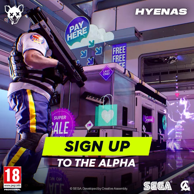 PlayHyenas's tweet photo. A new multiplayer, sci-fi FPS with Zero-g combat is in Alpha. Want to #JoinThePack and play before anyone else?