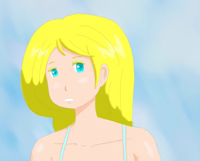 習作。ちょっと違う雰囲気で描きました #習作 #アイビスペイント  #下着 