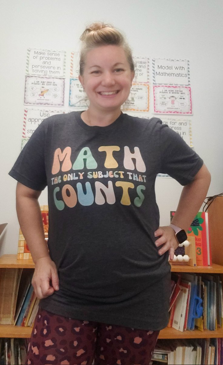 Ittttttt's Frrrrrriiiiiidddddaaayyyyyy! And for today's #mathshirtfriday....I'm here to remind you that Math is the only subject that counts! 🤣