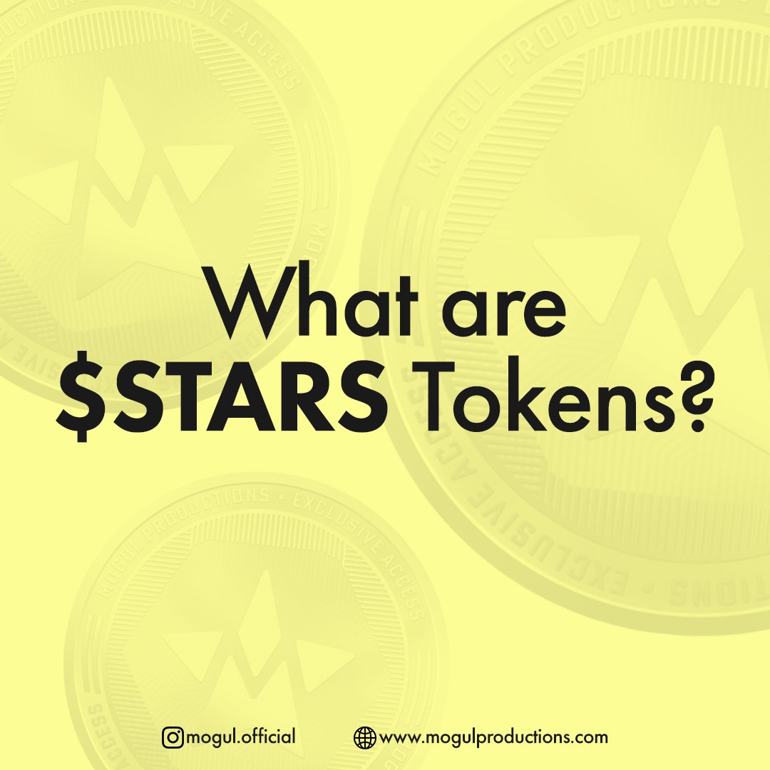 mogulofficial_'s tweet photo. Mogul is the future of film &amp; $STARS power the platform ⭐️

$STARS are used to: 

💵 Purchase movie NFTs
🗳️ Vote on movies to launch on Mogul 
🎁 Claim exclusive movie rewards 
🧑‍🌾 Stake &amp; more

Mogies buyers get 10% off

Learn about $STARS &amp; how to buy 👉 https://t.co/9rOgwoX3jt https://t.co/zg7ix2lkb6
