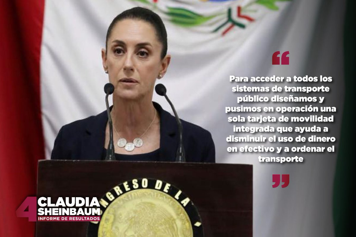 GobCDMX's tweet photo. Un transporte público digno y accesible es tu derecho; por ello, en cuatro años de gobierno hemos invertido como nunca antes en la construcción de nuevos sistemas de movilidad y en la renovación de los ya existentes.
#HonestidadQueDaResultados 
#4toInforme https://t.co/Az6yWSWRl7