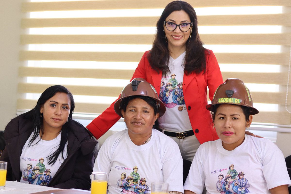 La directora ejecutiva nacional de la AJAM, Nilza López Valenzuela, presentó este viernes el Proyecto #QuriWarmi para la promoción y fortalecimiento de los derechos de las mujeres en el desarrollo las labores mineras
#UnidosEstamosSaliendoAdelante
#2022AñoDeLaDespatriarcalización