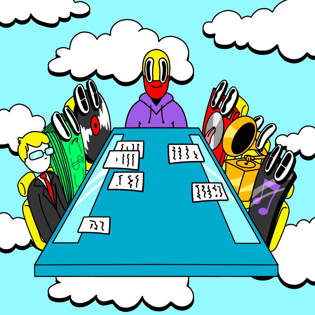 sidneyswift's tweet image. #MusicNFTs are ready for their seat at the table. 

@iamchillpill