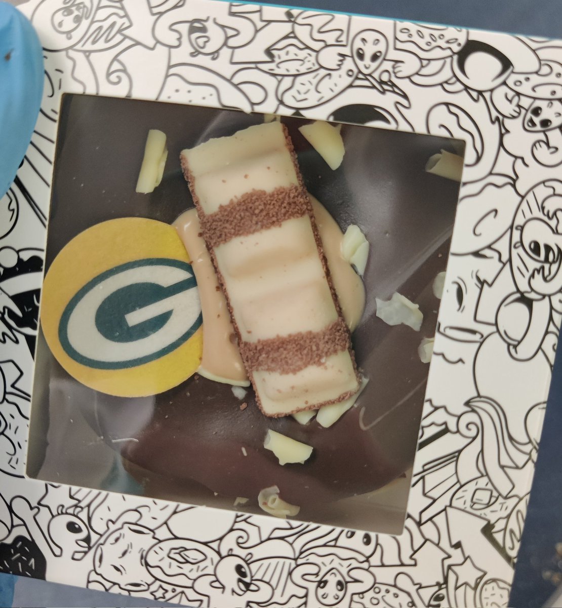 ThePiffDaddy's tweet photo. Got to make Packers topped doughnuts ready for Sunday 💚💛 @ukpackers @NFLUK https://t.co/J0t9s2EIsy