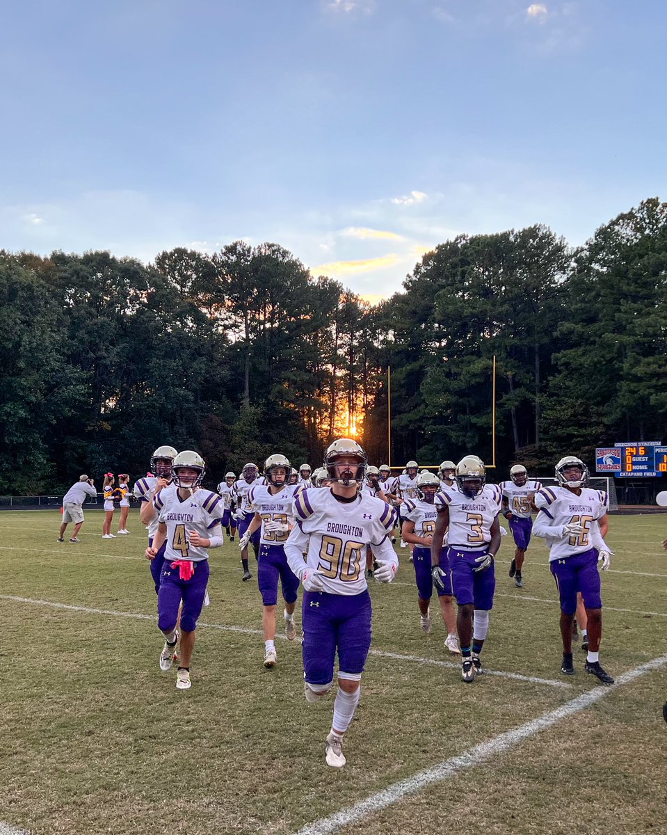 Purple & Gold (@capsdefense) on Twitter photo Last night, the JV Caps got the shut out vs Sanderson. Tonight, <a href="/CAPSfootball/">Broughton Football</a> is going to bring it and make it a double dub. Last night, the JV Caps got the shut out vs Sanderson. Tonight, <a href="/CAPSfootball/">Broughton Football</a> is going to bring it and make it a double dub.