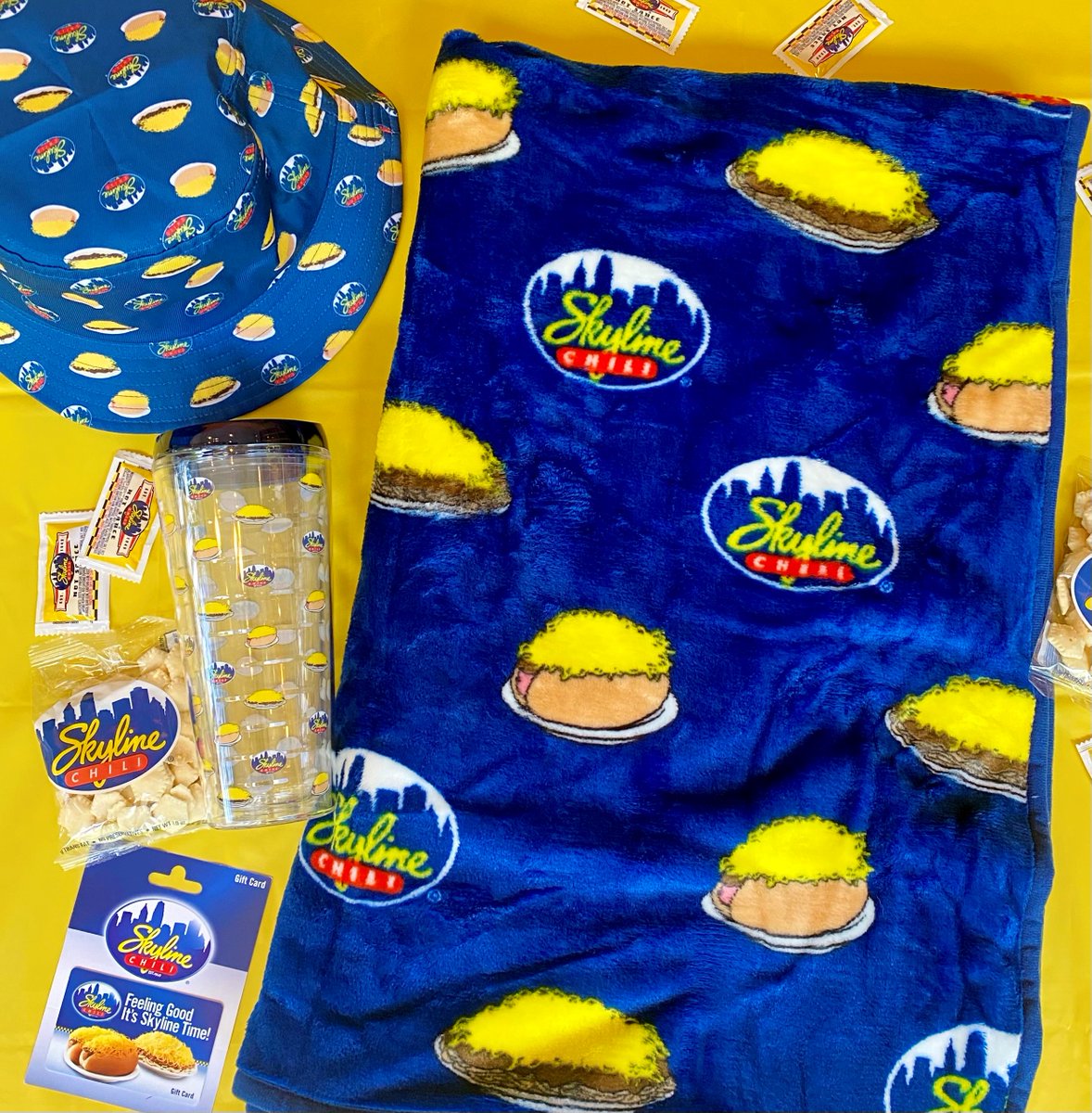 We’re keepin' this party going! 🎉 5 lucky fans will win our NEW Skyline cozy blanket, bucket hat, tumbler, and a $25 gift card. Tag your fellow Skyline fanatic in the replies AND use #SkylineSweepstakes for a chance to win.
