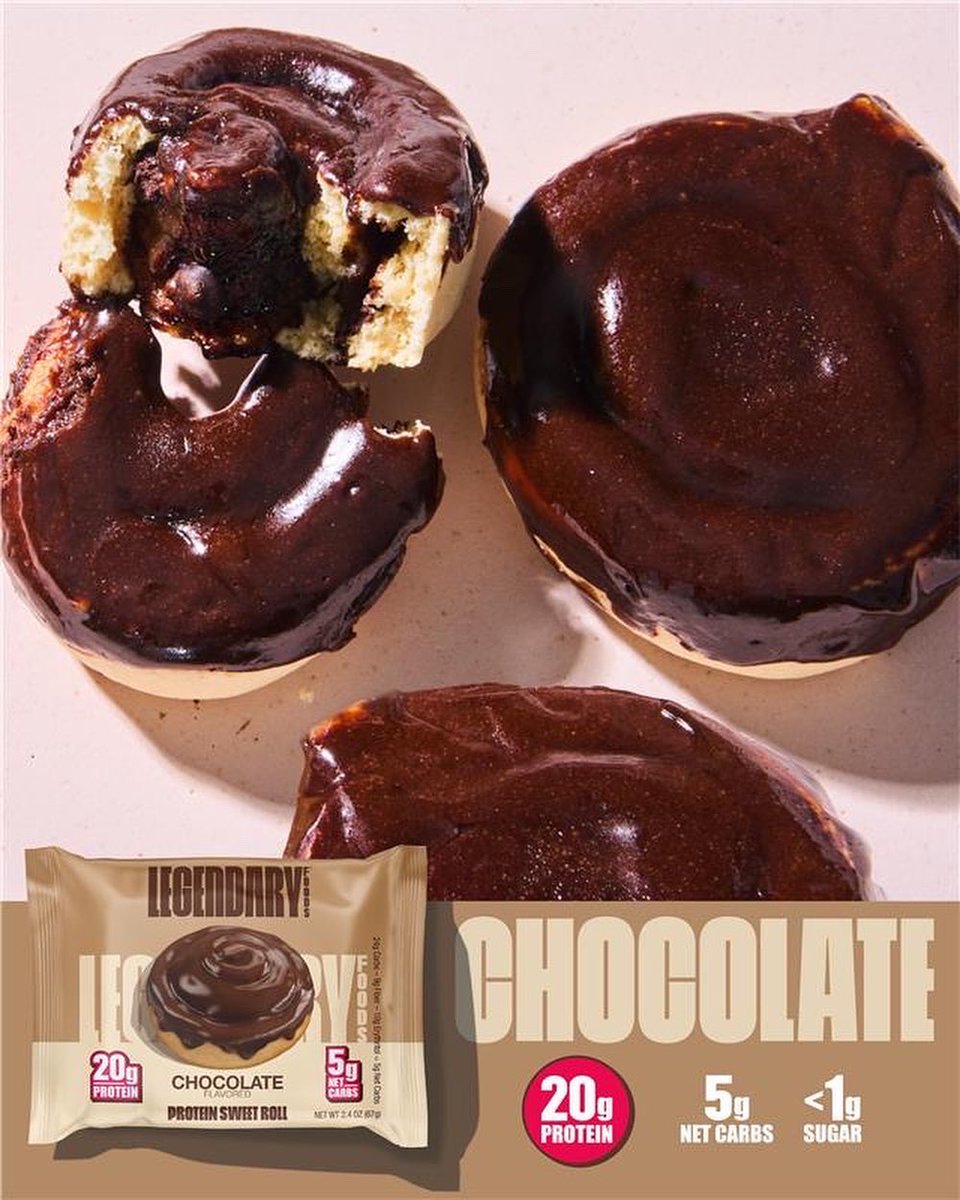 LegendaryFoods1's tweet photo. Legendaryfoods: We took the timeless treat and added chocolate. Why? Because chocolate.
And with 20g protein, 5g net carbs, and less than 1g sugar, it’s not just delicious - it’s Legendary. Say hello to chocolate.
#legendaryfoods #proteinsweetroll #teamchocolate https://t.co/cxHABT62EM