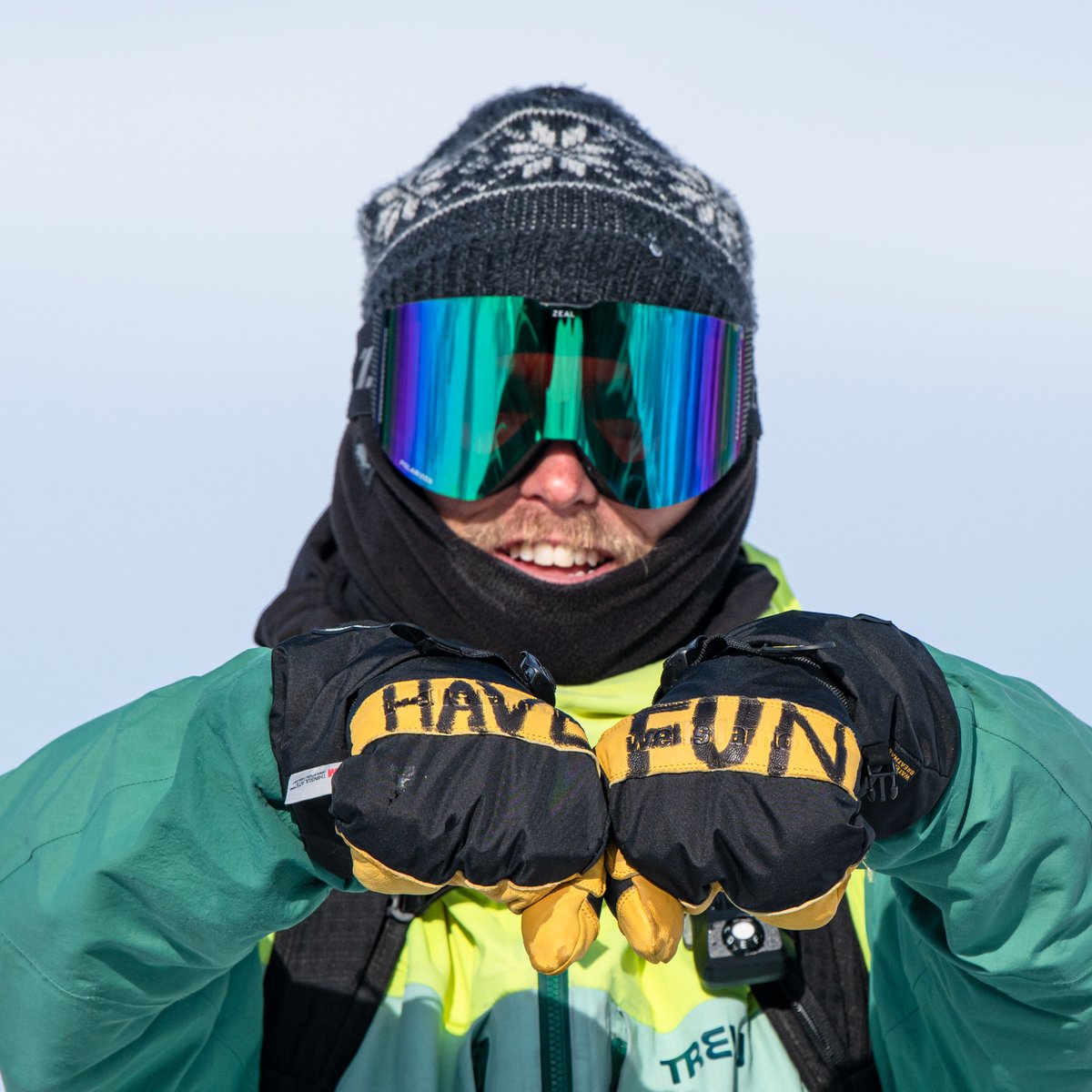 weekend directive received. 

alt text: skier shows gloves that read "have fun."

 #turtlefur #borninvermont #vermontbyvermonters #vermont #neckgaiter #necktube #totallytubular #accessories #headwear #optoutside #getoutside #stayoutside #skiing #skitheeast #fall #falladventures