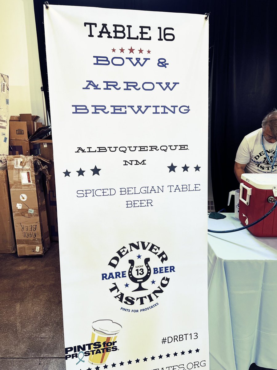 BowandArrowBeer's tweet photo. Find us at Table 16! #rarebeer #Denver #GABF https://t.co/D65u9n0esd