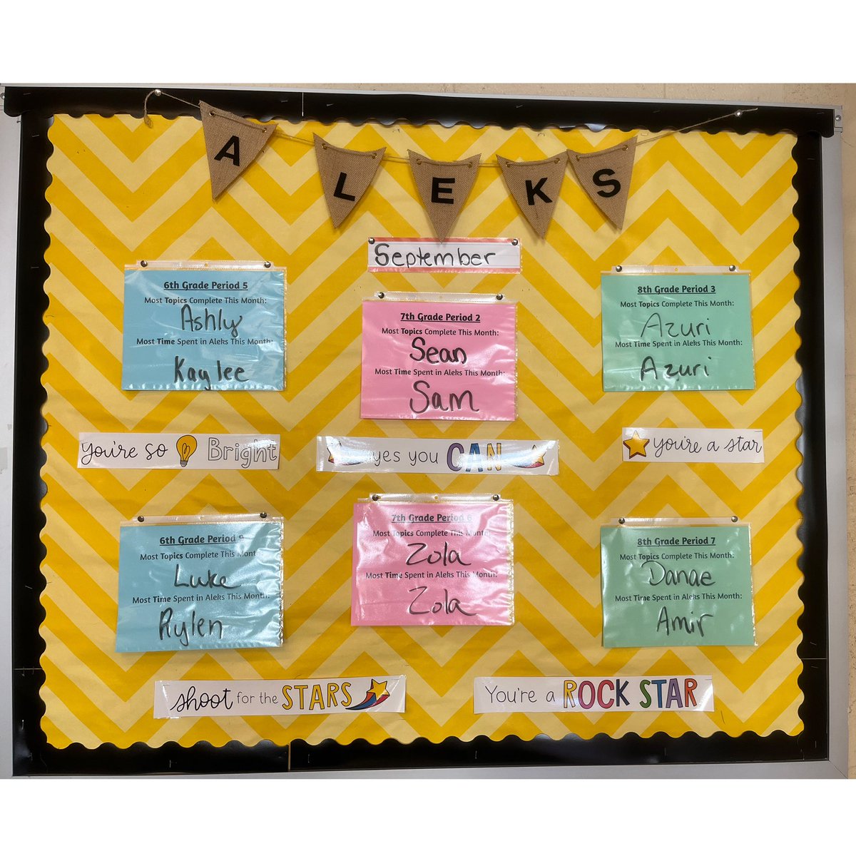 This week students were recognized for their hard work on Aleks during the month of September! Congrats to all and I look forward to see who rises to the challenge in October!! #PennDelcoProud <a href="/NMSViking/">Mr. Buterbaugh NMS</a>