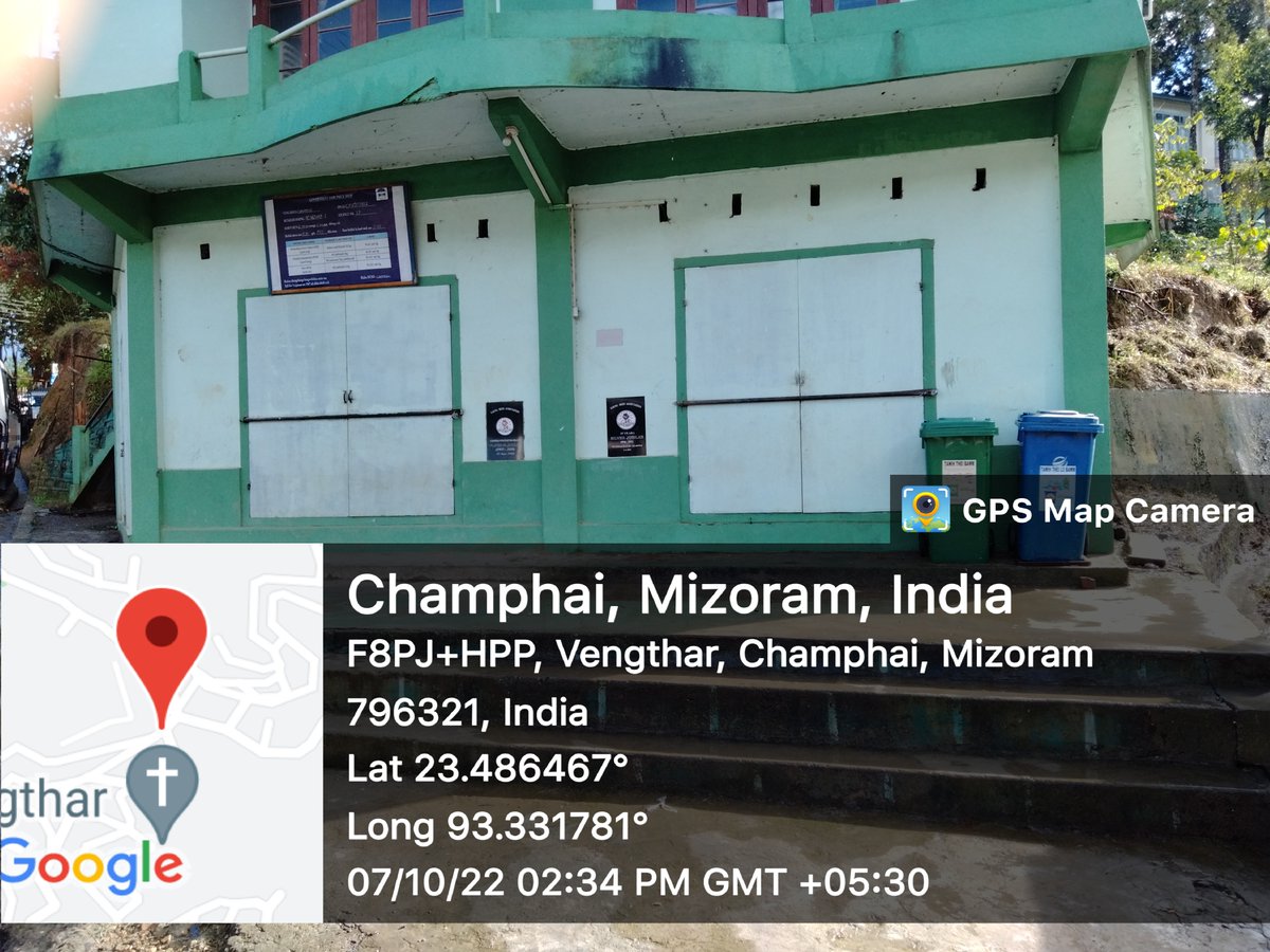 sbmuudpacpi's tweet photo. Day 6 of Cleanliness Week 2022 - Installation of innovative collection bins at strategic locations
#MizoramCleanlinessWeek2022
#SwachhataDiwas
#WasteSegregation
#SBMSWAS2022
#SwachhMizoram
#SwachhSurvekshan2022champhai https://t.co/NTrcnYF0AR