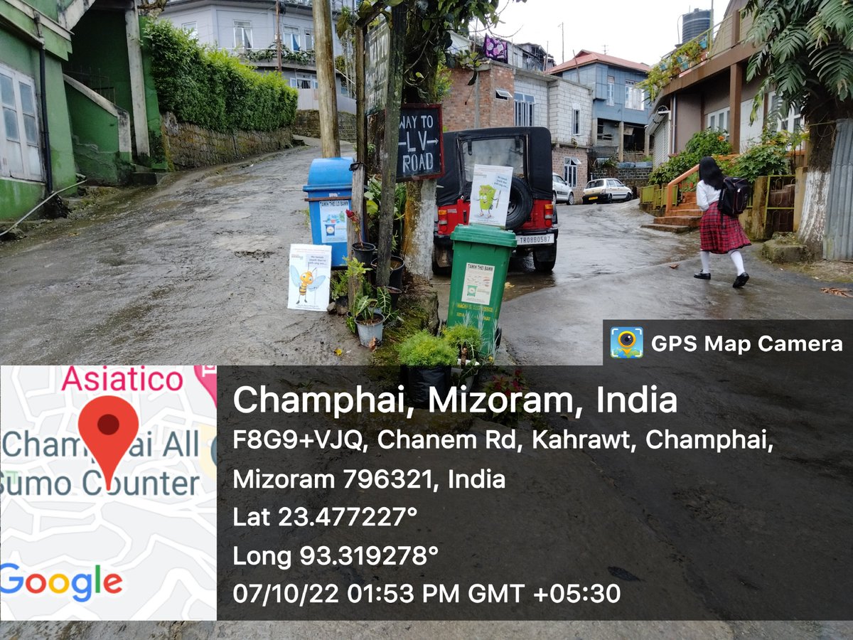 sbmuudpacpi's tweet photo. Day 6 of Cleanliness Week 2022 - Installation of innovative collection bins at strategic locations
#MizoramCleanlinessWeek2022
#SwachhataDiwas
#WasteSegregation
#SBMSWAS2022
#SwachhMizoram
#SwachhSurvekshan2022champhai https://t.co/NTrcnYF0AR