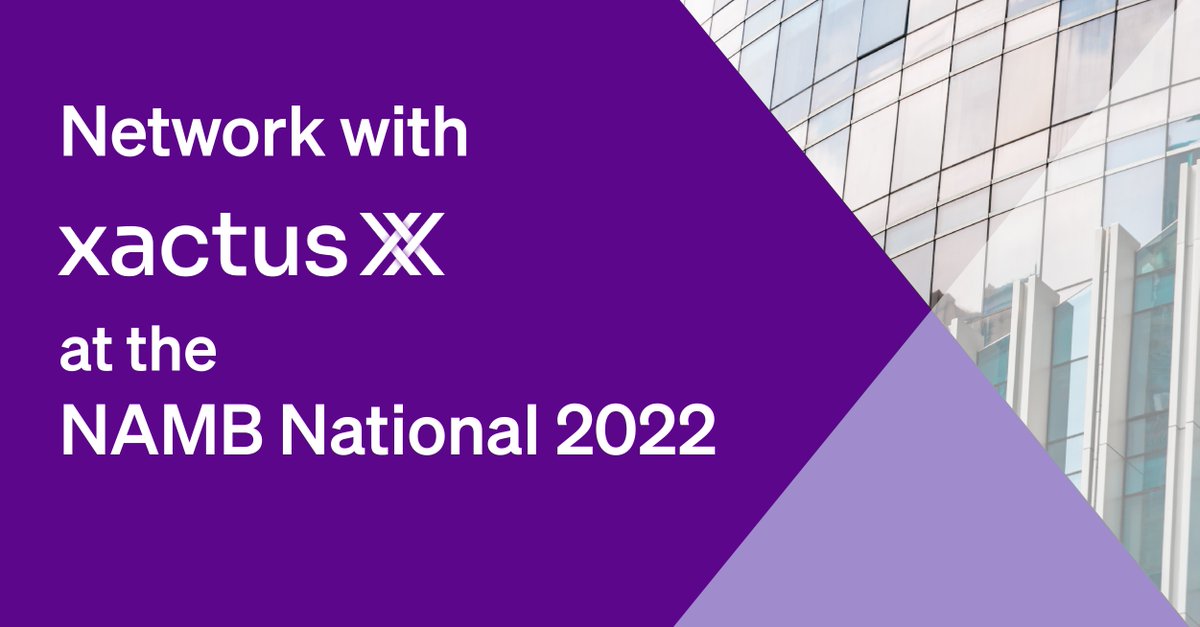 XactusLLC's tweet photo. #Xactus is at #NAMBNational2022 — Meet with us during the conference! #ItsNotWorkItsNetwork https://t.co/EMoN9RiOeD