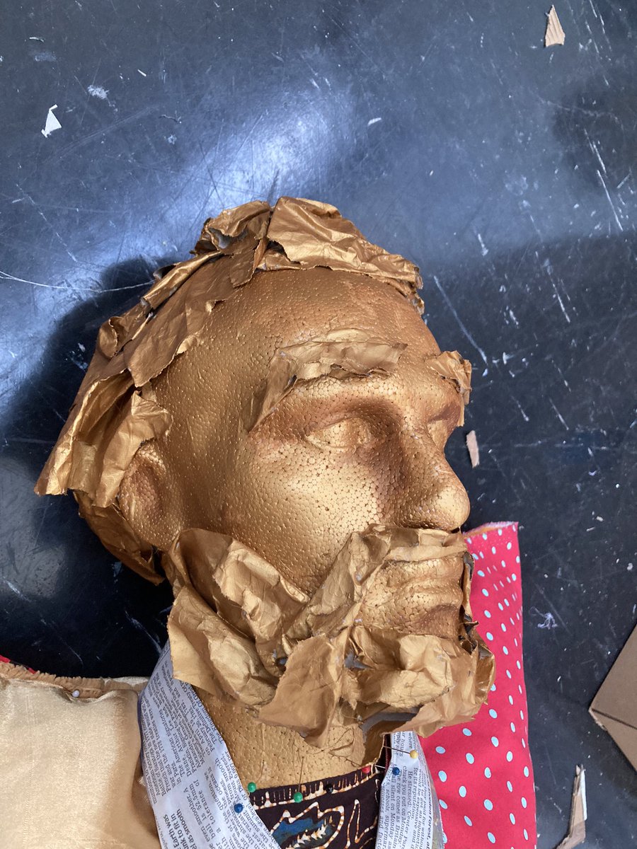 StaffsFoundatio's tweet photo. Heads Up! @staffsuni_dta foundation students current project is ‘Monuments’: their interpretations of sculptures around Stoke! https://t.co/qvBngfl6TO