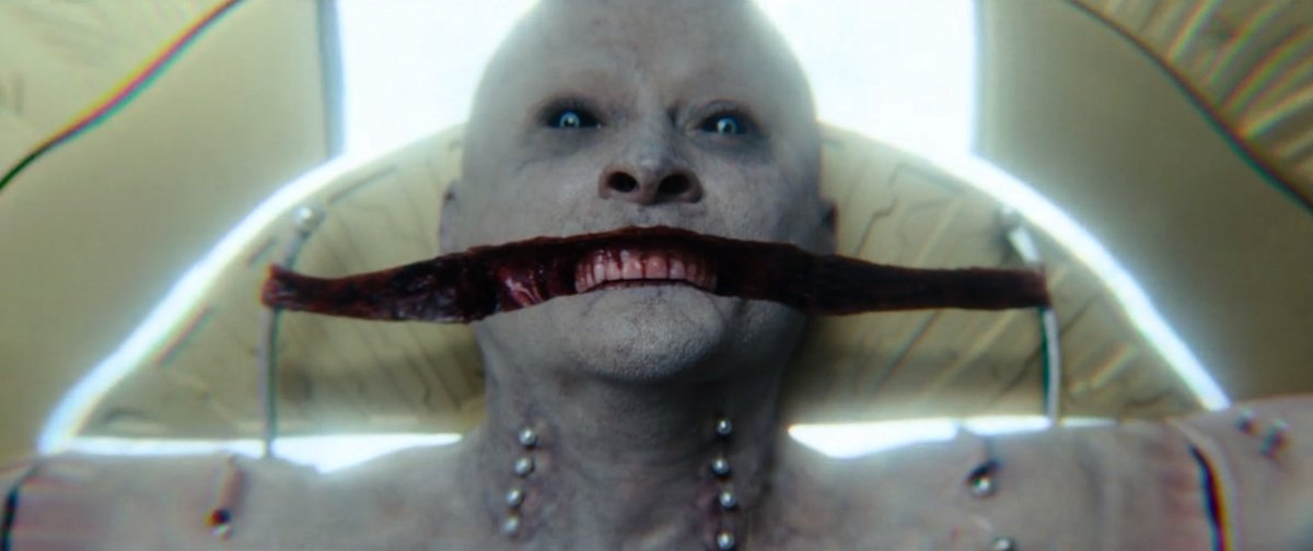 tfempinkiepie's tweet photo. Closeup detail shots of the Cenobites of Hellraiser (2022) Dir. David Bruckner https://t.co/7k4G7hogZz