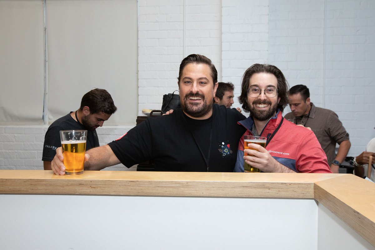 sonazsocal's tweet photo. @TheMarcR and I had a blast supporting @villageglobal's fantastic dinner on behalf of @SVB_Financial for aerospace founders, investors, and operators at @commonspaceLA this week! Village does such an excellent job facilitating deep and meaningful convos 🍻#longla #startups https://t.co/1HiCY9YucS