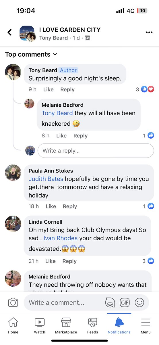 Tenerife’s going well then