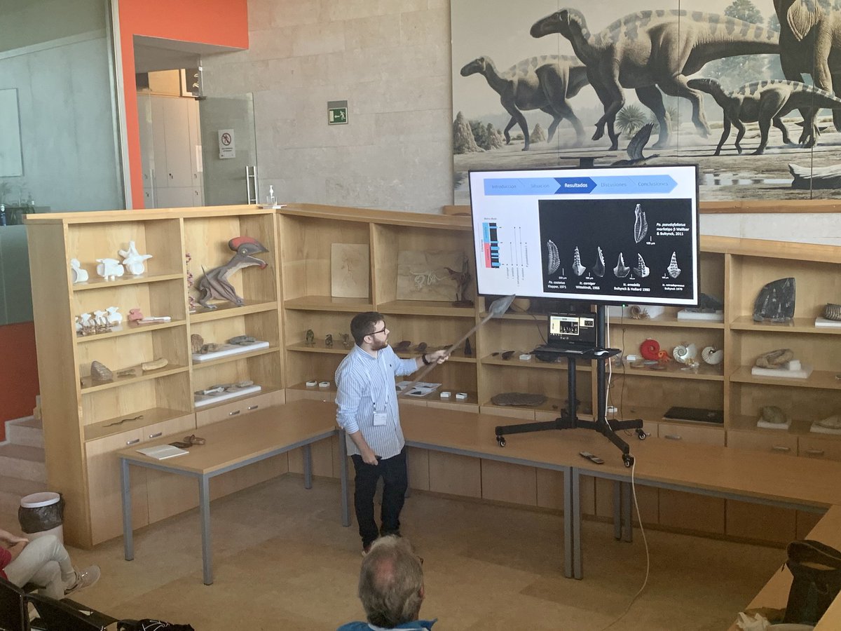 Alguna imagen de la chapita de esta mañana de conodontos en las jornadas de la <a href="/SEPCuenca2022/">SEP Cuenca 2022</a>