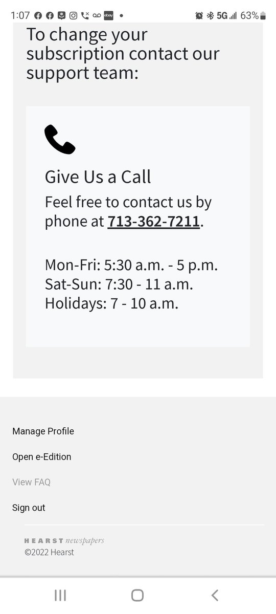 CarrieB21's tweet photo. @HoustonChron phone number doesn't work and that is shitty business practices! https://t.co/l7ZYZNhVB1