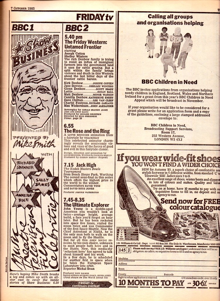 Graeme Wood on Twitter "TV📺7/10/83 BBC1 4.40Heyyy, It's the King 4.50