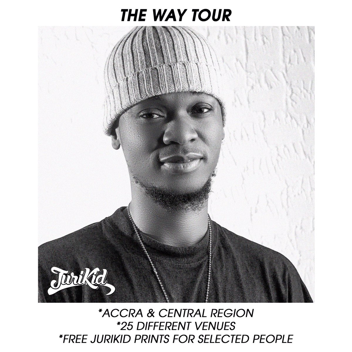 Jurikid's tweet photo. The WAY Tour 🕊

Dates &amp; Venues will be announced next week. 
Ride with me on this one 🙏🏽

#ShareJURIKID #theWAYtour #Survive https://t.co/O2InXK0luD