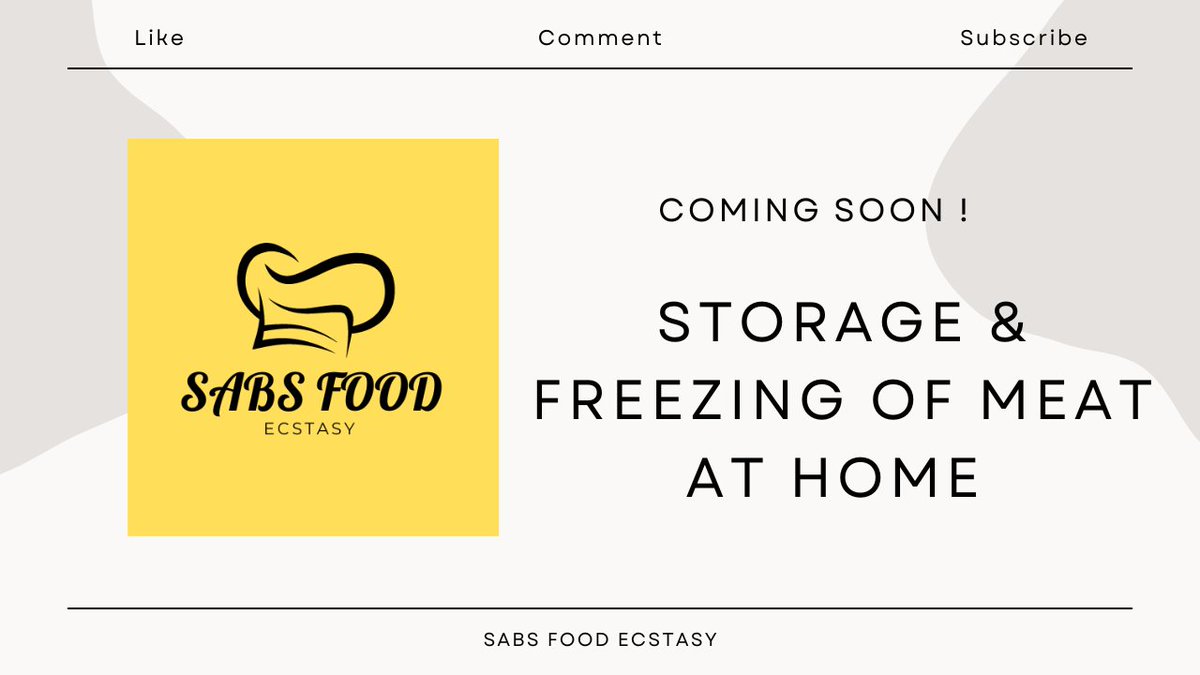 isahibakaur's tweet photo. Tips on #Storage &amp; #Freezing of meat at home. 
Coming soon on my #Youtube channel @SabsFoodEcstasy Do #subscribe so you can get notified when the next #video on up on my #youtubechannel https://t.co/ZOWYa6P93T     #youtuber #blogger #foodvlog https://t.co/9FCHPF2fjL