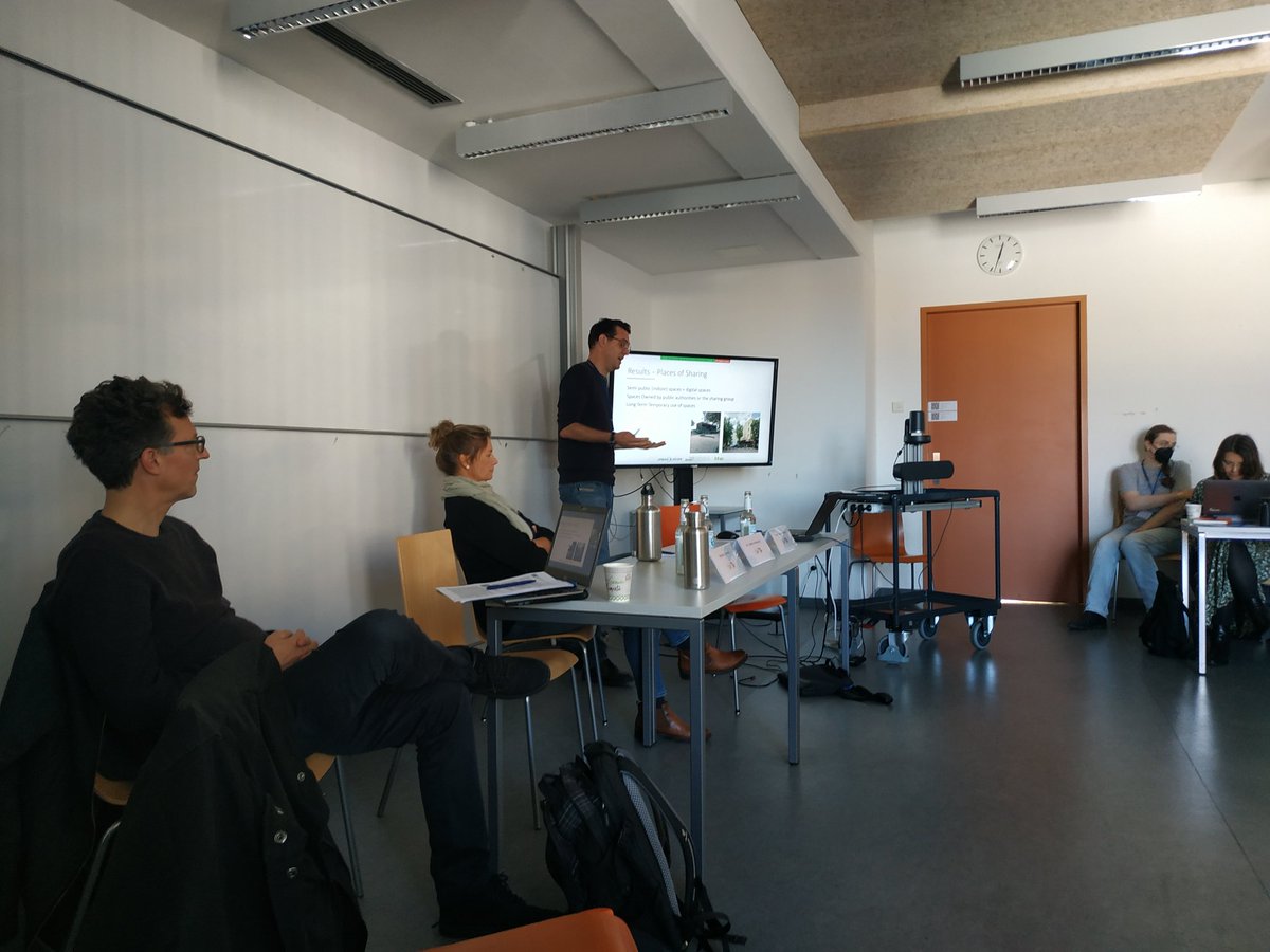 cermeno_helena's tweet photo. Excellent presentations at #RN37 Berlin scrutinizing #sharing trends in European cities: (re)producing or combating socio-spatial inequalities? by @silvia_denardis, @DarinkaCzischke, @Alex__kessler, @ftkoch and Mark Scherner, with EmmaHolmqvist, CarstenKeller, @cermeno_helena https://t.co/eV4lyXkHcn