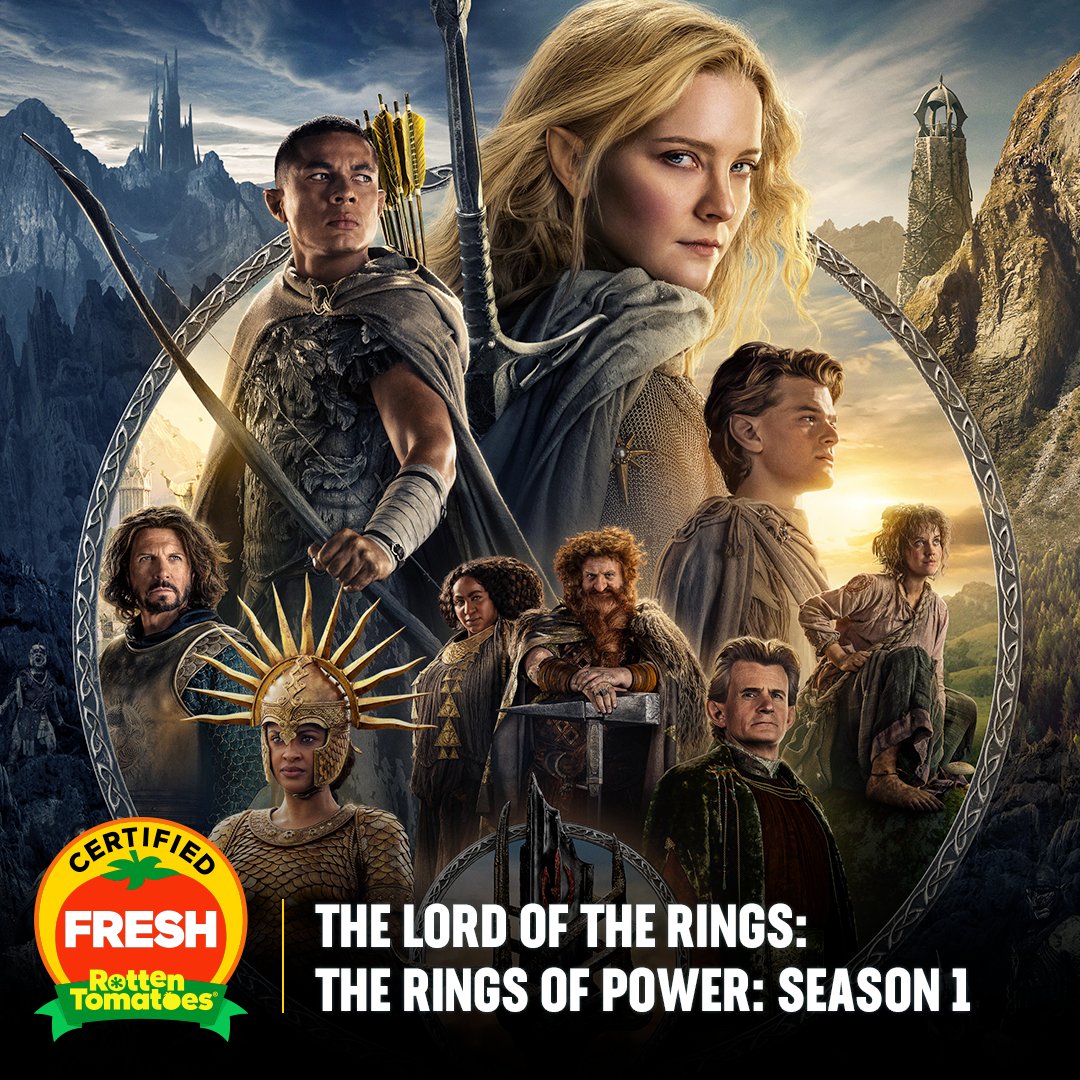 Rotten Tomatoes on X: The Lord of the Rings: #TheRingsOfPower is