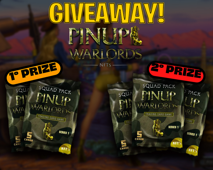 ZirconDioxide's tweet photo. 🎉GIVEAWAY 🎉
Zircon x Pinup Warlords
▶Prize: 
5 Squad Packs (2x for one and 3x for another)
Requirements:
✅Follow @zirconsol and @pinupwarlords 
✅Like and RT
✅Tag 1 friend and post Wax wallet
🚨Raffle will be 11/10 on Twitch Stream!
Good luck to all of you! https://t.co/jzNJQPUuPT