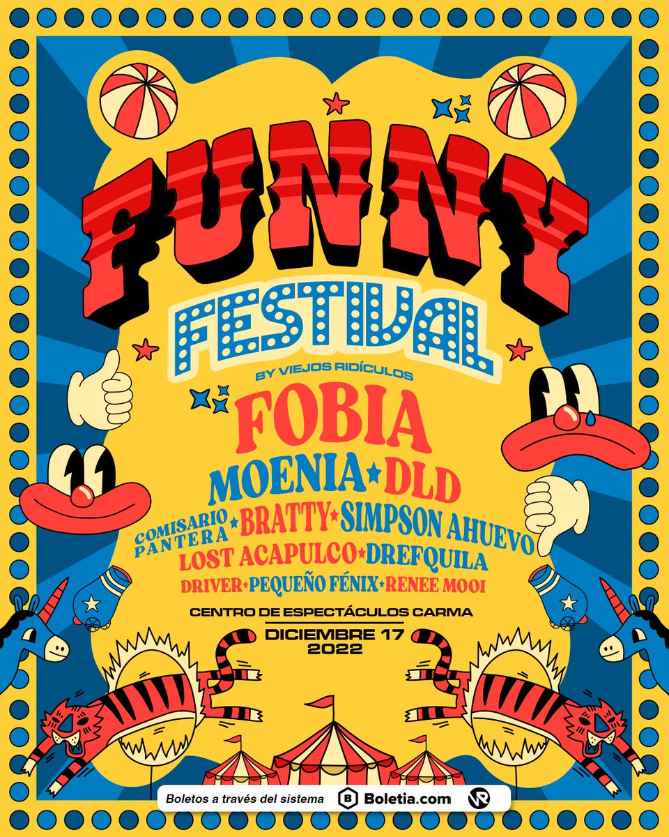 Drvr_mx's tweet photo. QUÉ FIESTOTAAA 🖤🔥 Estamos muy felices de estar en la primer edición del @ElFunnyFestival con este increíble lineup que cada vez mejora más ✨

Amigos de #CDMX y #Edomex esperamos verlos por ahi 🥰 Boletos ya a la venta 🎟️ https://t.co/aVXbM6jBCe
