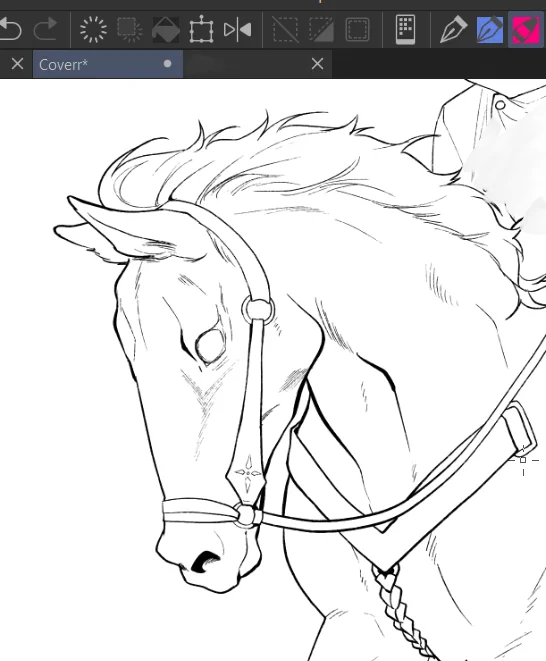 For a special Halloween episode!
Also... I didn't know I could draw a horse (lol) 