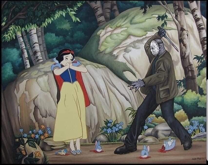 GothGirlTay's tweet photo. Disney meets horror 🔪

#slashers #MichaelMyers #Ghostface #Pennywise #IT #JasonVoorhees #HorrorCommunity https://t.co/XB8CT9N0x3