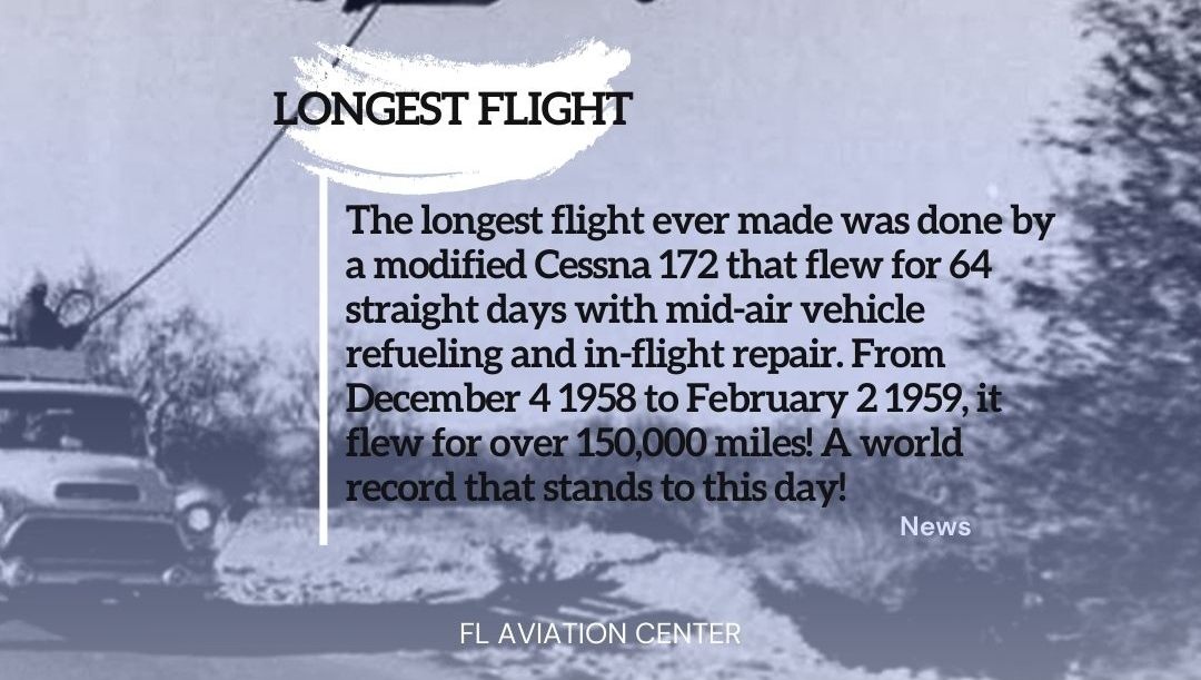The longest flight!🎖️