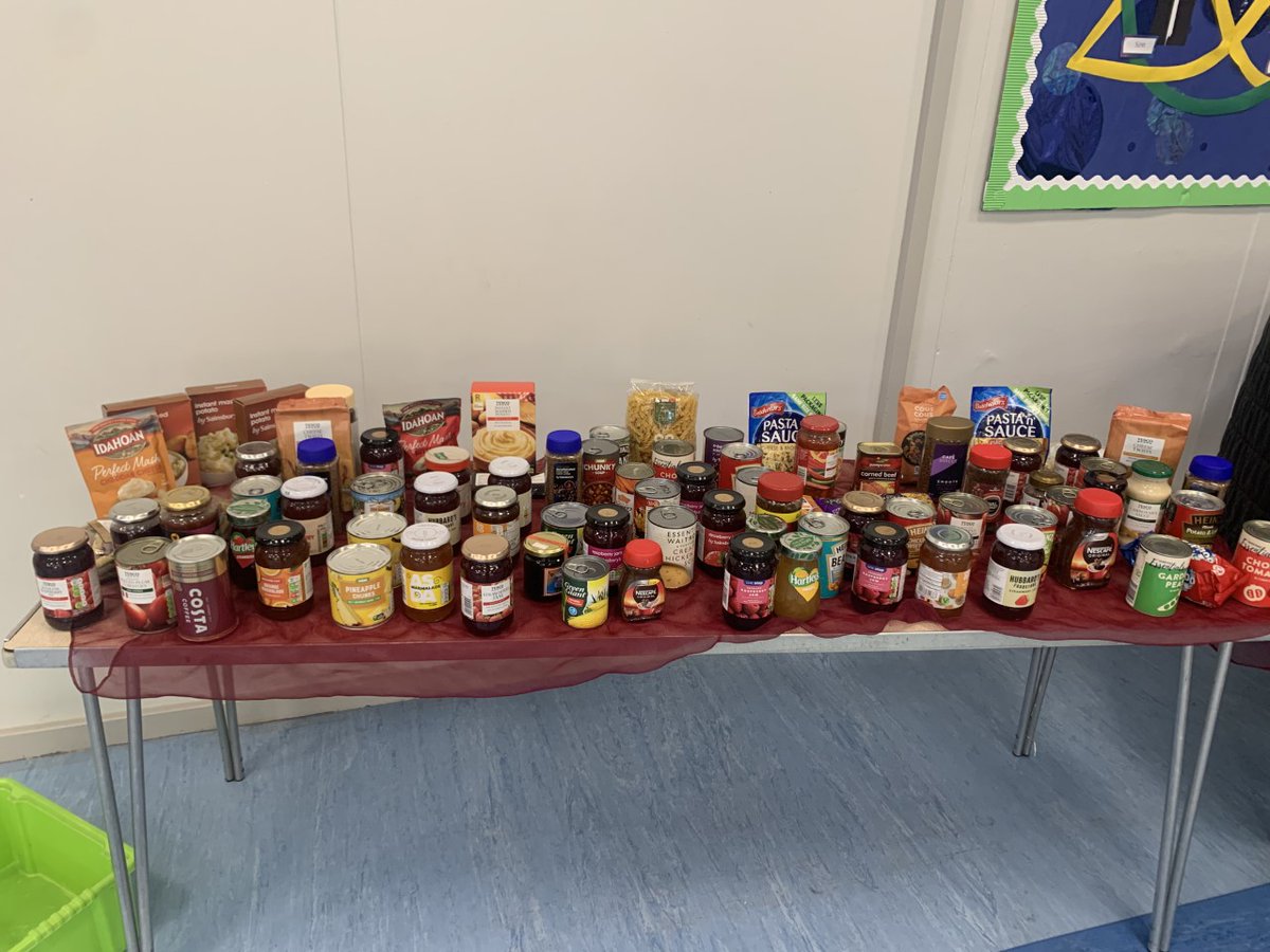 Thank you to everyone who donated to our collection for Farnham Foodbank. All of the items were collected from us today and are on their way to helping families in need.