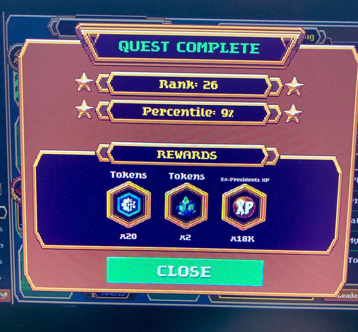 BIGBEAR93's tweet photo. Not sure how it happened , but one of my best finishes . @DimensionX_NFT @dapperlabs @GaiaMarketplace @hellodapper #nft #gaming #onflow #FreeToPlay #hyfr $thul $flow #builtonflow https://t.co/th0qvewPuU