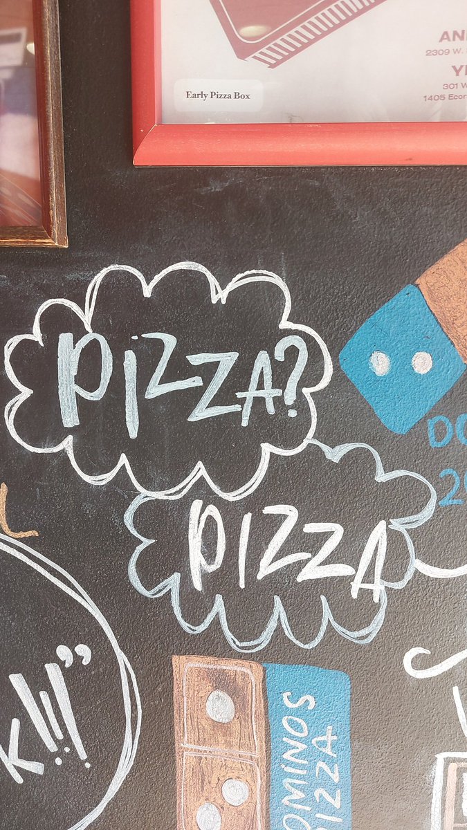 armoiresome's tweet photo. we got domino's in honor of the end of pizzamas, and look what we found! https://t.co/9DvaTROJ9Z
